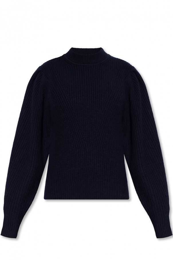 Isabel Marant Wool and Cashmere Sweater Navy Size 38 store